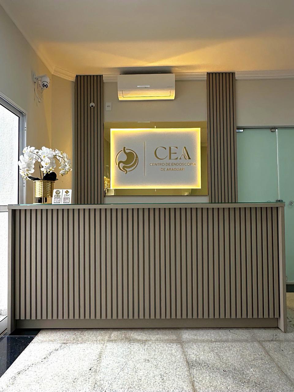 Estrutura do Centro de Endoscopia de Araguari - Sala de espera